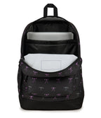 JanSport Cross Town Plus Backpack - Large Main Compartment, Side Water Bottle Pocket, 15-Inch Padded Laptop Sleeve - Bad Bows
