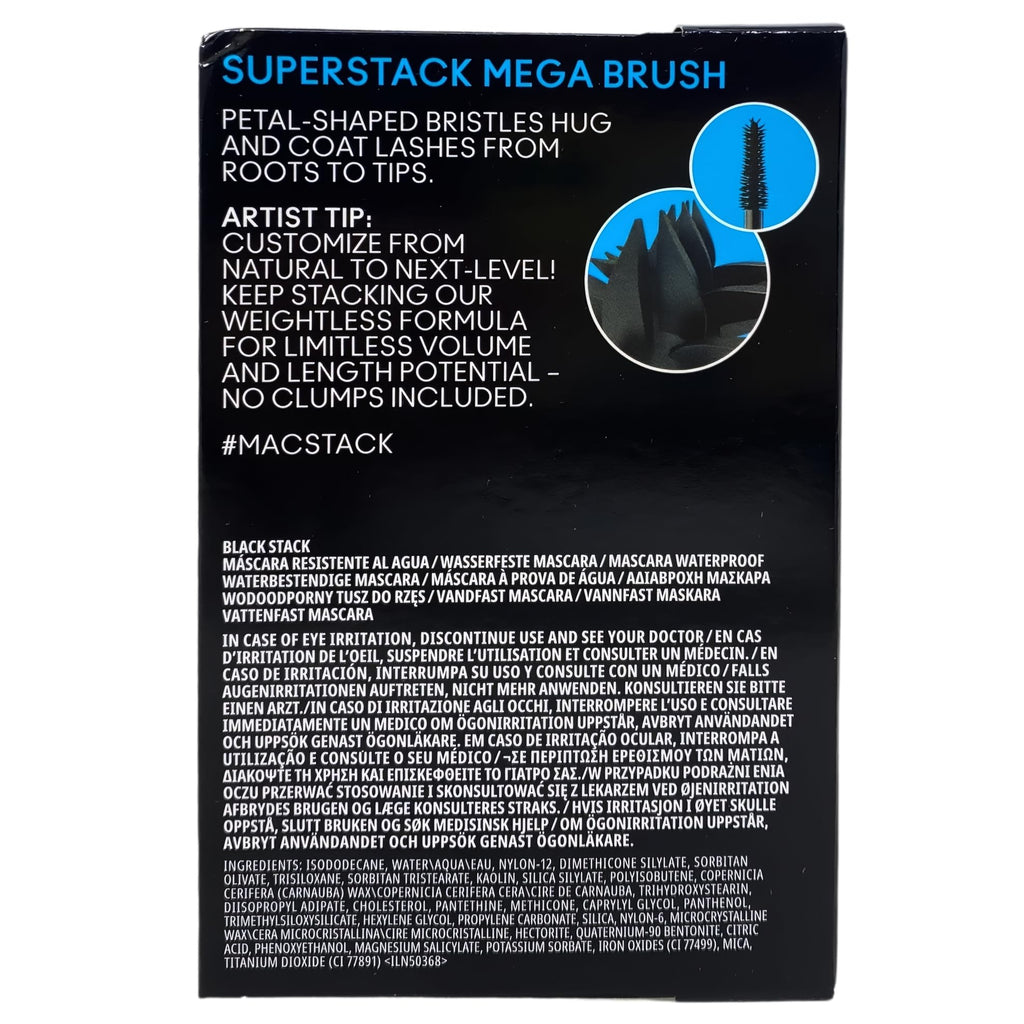 M·A·C Cosmetics M·A·CStack Waterproof Mascara - Black Stack (.41 fl oz / 12 mL).