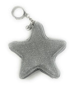 Victoria's Secret Keychain, Coin Purse, Pouch Bag Charm (Silver star)