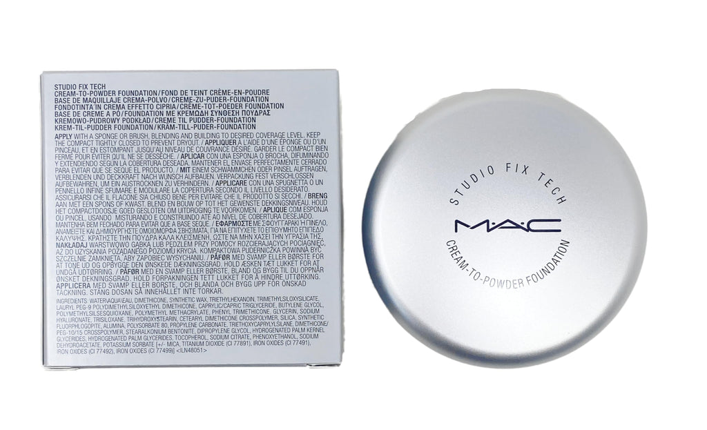 M.A.C Studio Fix Tech Cream-To-Powder Foundation -NW22 (Warm beige with rosy undertone for light to medium skin) .35 Oz / 10 g