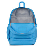 JanSport Cross Town Plus Backpack - Large Main Compartment, Side Water Bottle Pocket, 15-Inch Padded Laptop Sleeve - Electric Azul