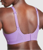 Victoria's Secret Featherweight Max Sports Bra, Maximum Support, Unlined, Molded Pads, Sports Bras for Women, Purple (34DD)
