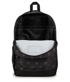 JanSport Cross Town Plus Backpack - Large Main Compartment, Side Water Bottle Pocket, 15-Inch Padded Laptop Sleeve - Bad Bows