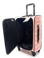 Victoria's Secret Carry-On Luggage Wheelie Suitcase with Foldable Card Case