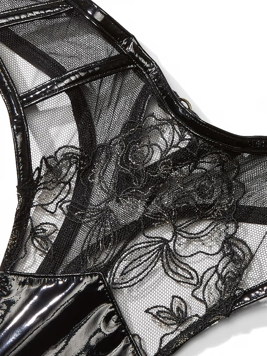 Victoria's Secret Midnight Affair Thong Panty Color Black New (US, Alpha, Medium, Regular, Regular, Black)