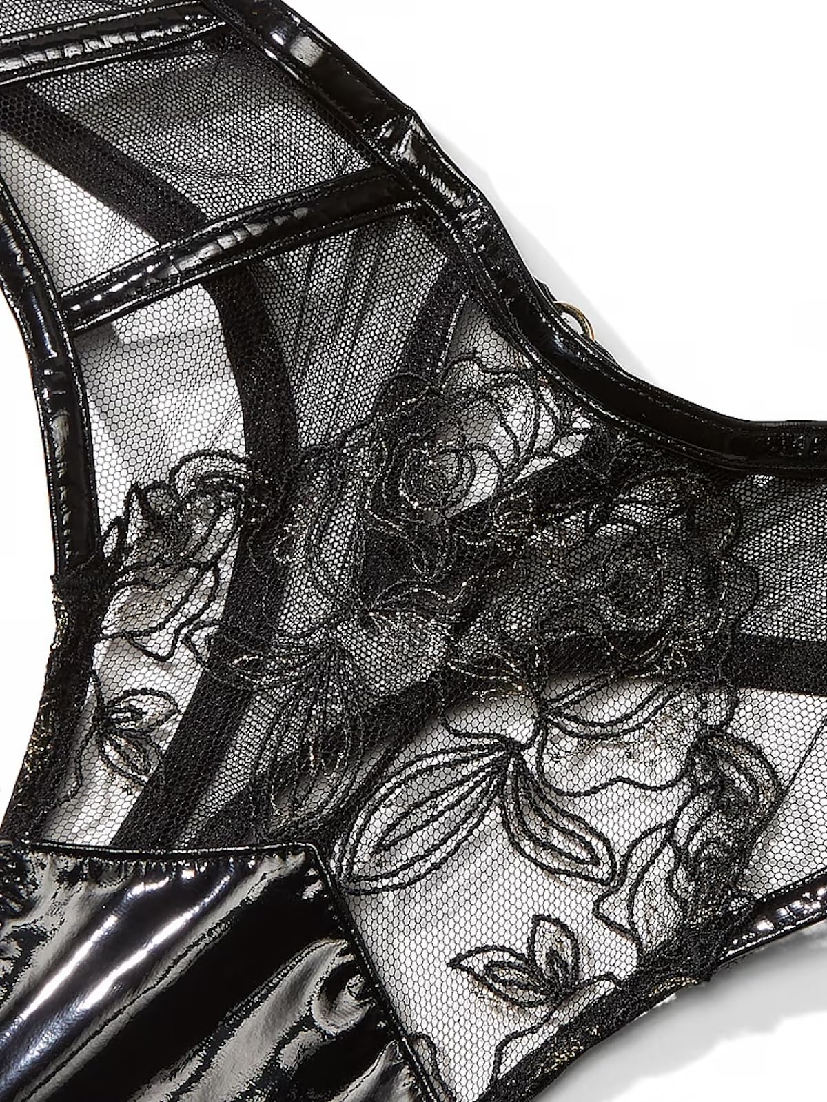 Victoria's Secret Midnight Affair Thong Panty Color Black New (US, Alpha, Medium, Regular, Regular, Black)
