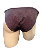 Victoria's Secret Archives Strappy String Bikini Bottom Swimwear Burgundy (US, Alpha, Large, Regular, Regular, Burgundy Dots)