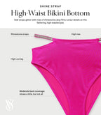 Victoria's Secret Shine Strap High-Waist Cheeky Bikini Bottom