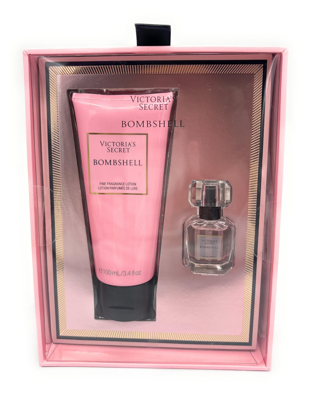 Victoria's Secret Bombshell 2pc Mini Eau de Parfum & Lotion Gift Set Travel Size