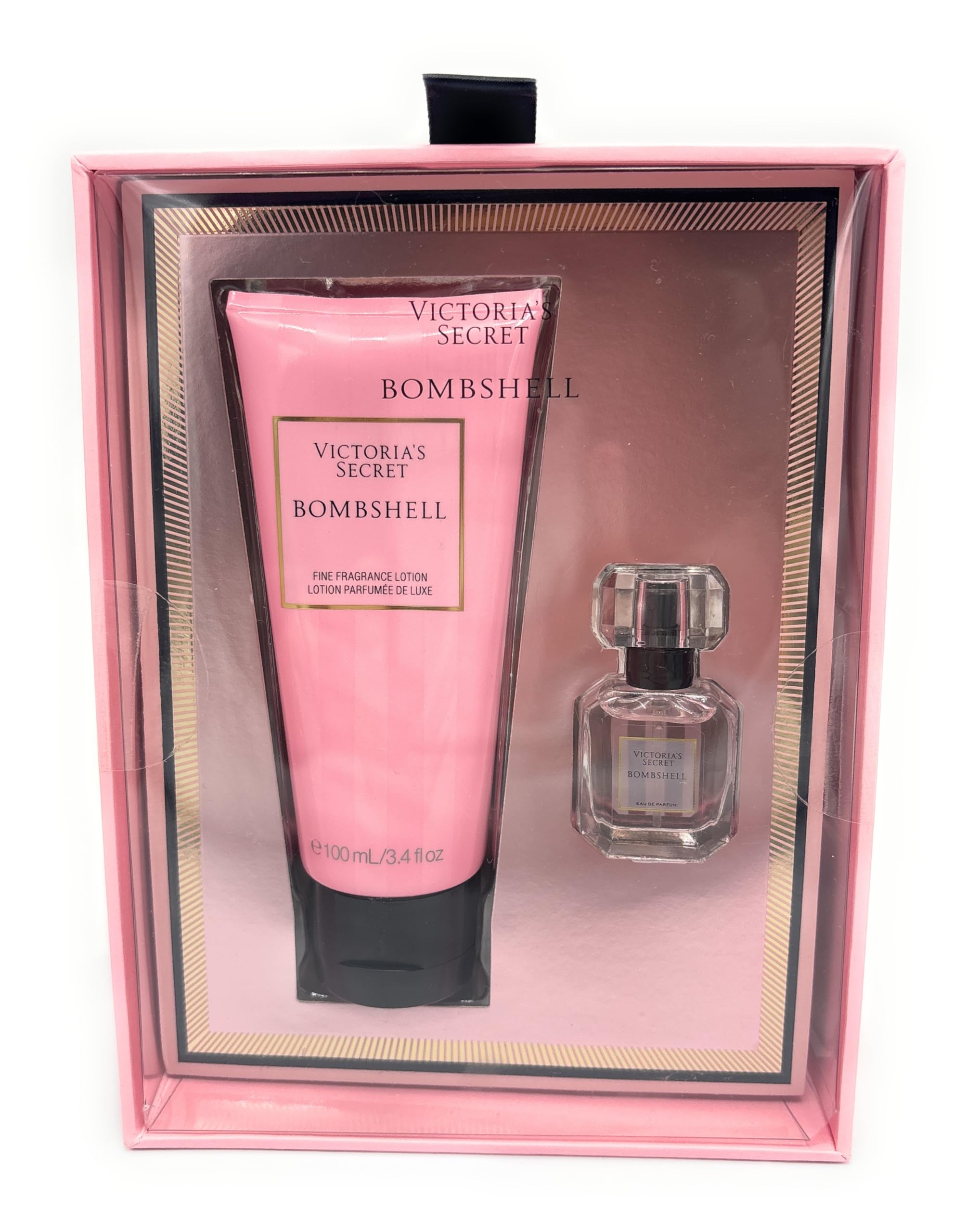 Victoria's Secret Bombshell 2pc Mini Eau de Parfum & Lotion Gift Set Travel Size