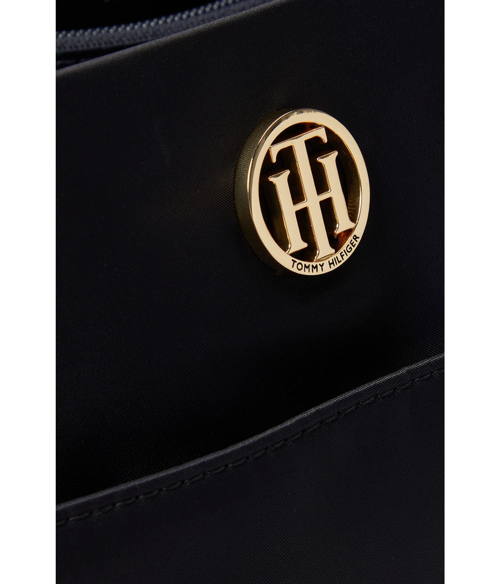 Tommy Hilfiger Nina II Tote Smooth Nylon Black One Size