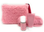 Victoria's Secret PINK Warm & Cozy 4-Piece Gift Set: Bag, Eye Mask, Mist, Lotion, each 2.5 fl oz