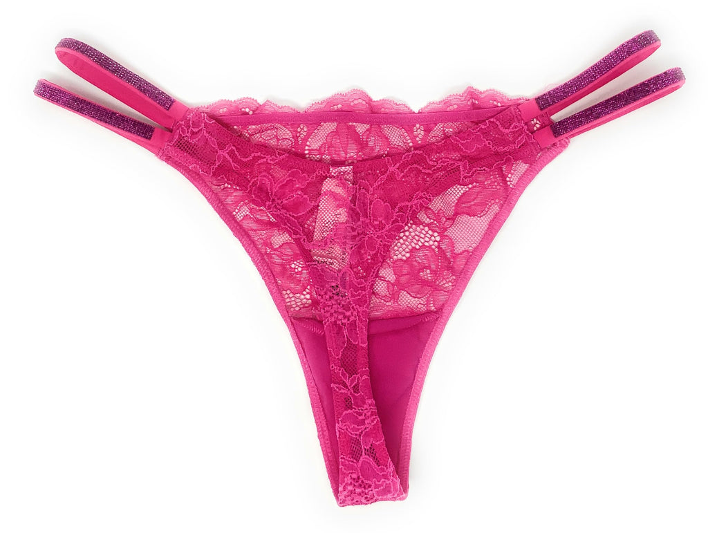 Victoria's Secret Very Sexy Shine Rhinestone Bling Thong Panty