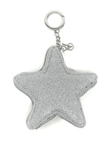 Victoria's Secret Keychain, Coin Purse, Pouch Bag Charm (Silver star)