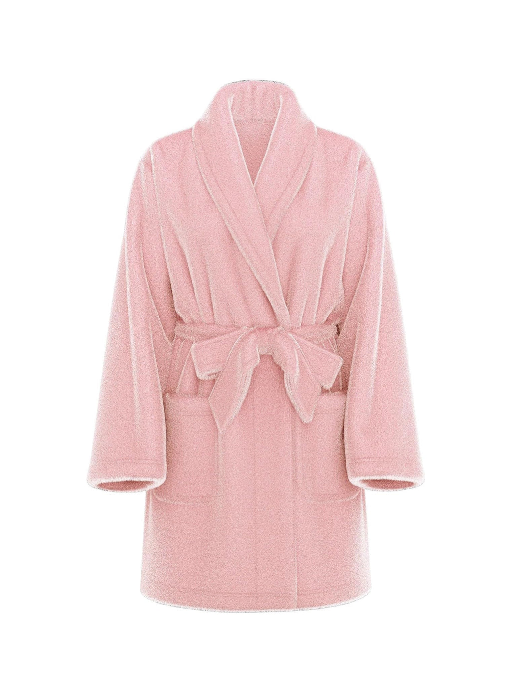 Victoria's Secret Short Cozy Robe Color Pink New (US, Alpha, X-Small, Small, Regular, Regular, Pretty Blossom/Pink)