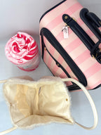 Victoria's Secret Carry-On Luggage Wheelie Suitcase, Blanket, Tote Bag