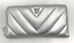 Victoria's Secret Large Wallet Zip-Around (Silver)