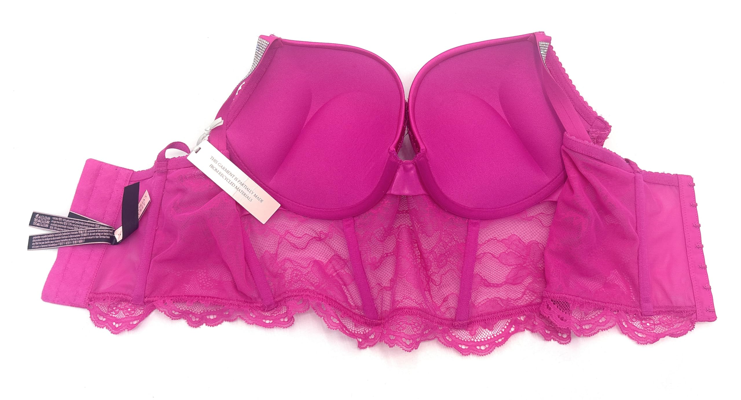 Victoria's Secret Very Sexy Bombshell Add-2-Cups Push Up Bra Long line