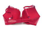 Victoria's Secret Sexy Tee Push Up Bra (US, Cup Band, D, 34, Red/Lace)