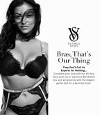 Victoria's Secret Women's Very Sexy Shine Strap Brazilian Underwear, Moderate Coverage Panties for Women (XS-XXL)