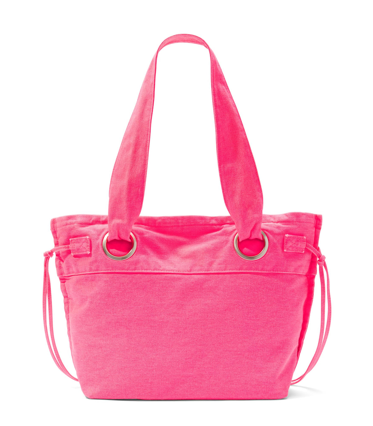 Victoria's Secret PINK Women's Canvas Tote Bag, Bright Pink, O/S