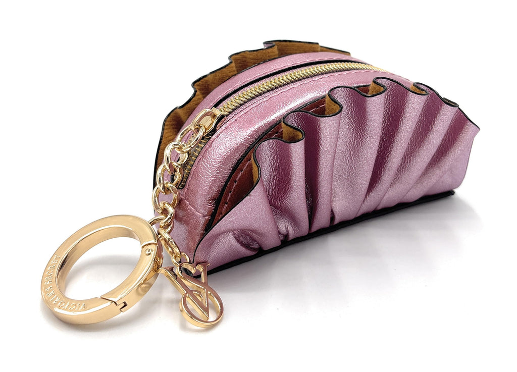 Victoria's Secret Keychain, Coin Purse, Pouch Bag Charm (Seashell/Pink)