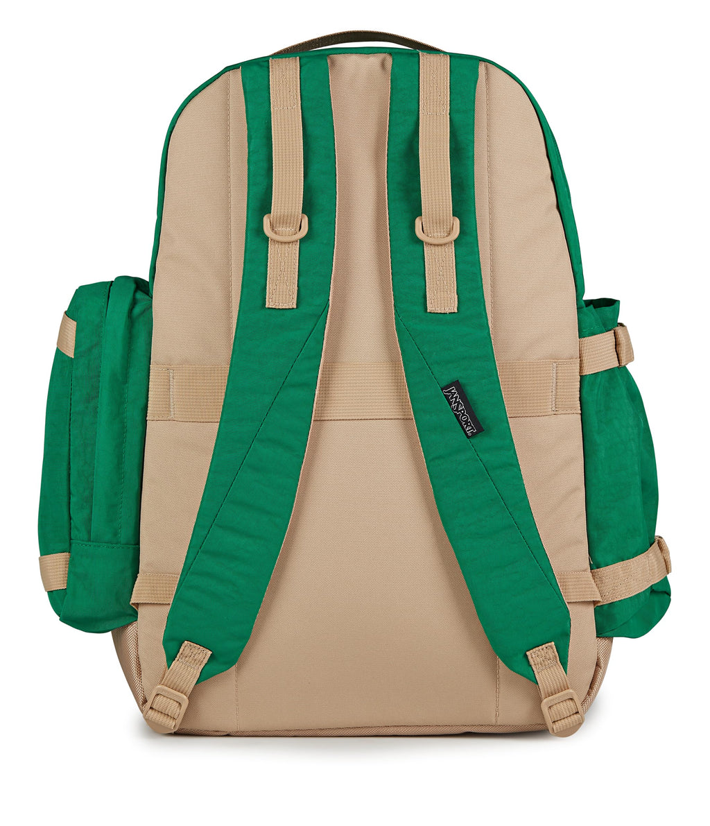 JanSport Seattle Pack – Durable Backpack with Main Compartment, Dual Water Bottle Pockets, Lined Laptop Sleeve, Jelly Kelly