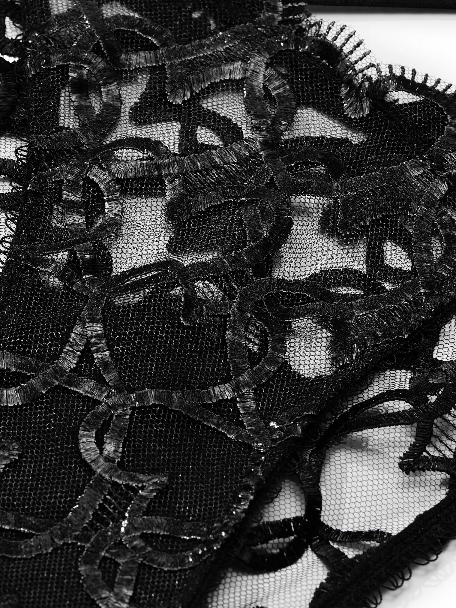 Victoria's Secret Very Sexy Shimmer Heart String Bikini Panty Black New