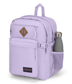 JanSport Main Campus FX Backpack - Travel or Work Bag w 15-Inch Laptop Pack with Leather Trim, Pastel Lilac