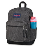 JanSport Right Pack Expressions Backpack – 15-inch Padded Laptop Compartment, Water Bottle Pocket, Utility Pocket with Flap, Aged Canvas Black/Oxford/Black