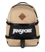 JanSport Small Seattle Pack – Compact Backpack with Main Compartment, Dual Water Bottle Pockets, and Padded Sleeve for 15-Inch Laptop, Travertine