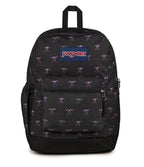 JanSport Cross Town Plus Backpack - Large Main Compartment, Side Water Bottle Pocket, 15-Inch Padded Laptop Sleeve - Bad Bows