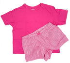 Victoria's Secret Cotton Short Tee-Jama PJ Pajama Set Sleepwear T-Shirt & Shorts