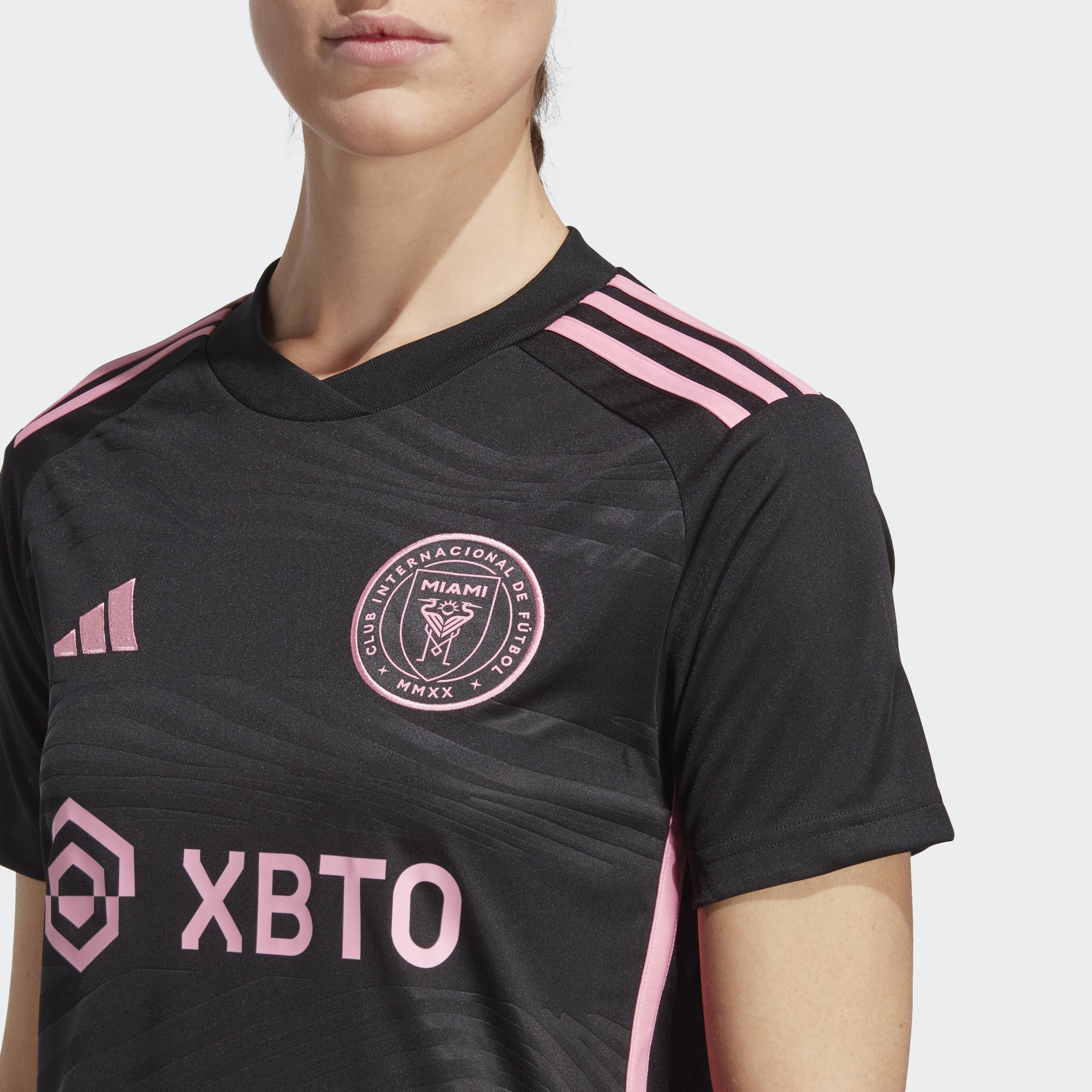 adidas Women's Soccer Inter Miami 23/24 Away Jersey - Stylish Design, AEROREADY Moisture-Wicking Fabric, Comfortable Fit (as1, Alpha, m, Regular, Regular)