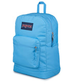 JanSport Cross Town Plus Backpack - Large Main Compartment, Side Water Bottle Pocket, 15-Inch Padded Laptop Sleeve - Electric Azul