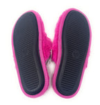 Victoria's Secret PINK Faux-Fur Closed-Toe Slippers (Hot Pink/Bling, 9/10, US Footwear Size System, Adult, Women, Alpha, Medium, Large)