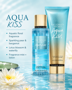 Victoria’s Secret Aqua Kiss Fragrance Mist & Lotion Set 8.4 oz + 8 oz