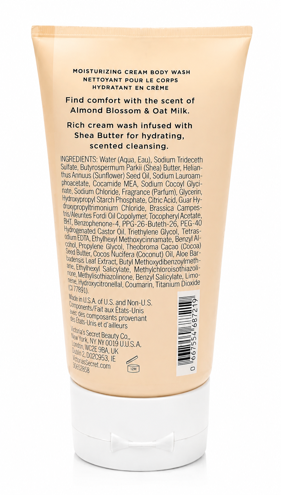 Victoria’s Secret Almond Blossom & Oat Milk Comfort Moisturizing Cream Body Wash 8 fl oz