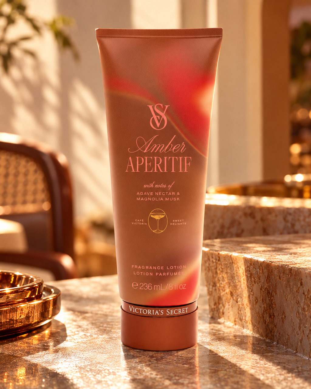Victoria’s Secret Café Victoria Amber Aperitif Fragrance Lotion, 8 oz