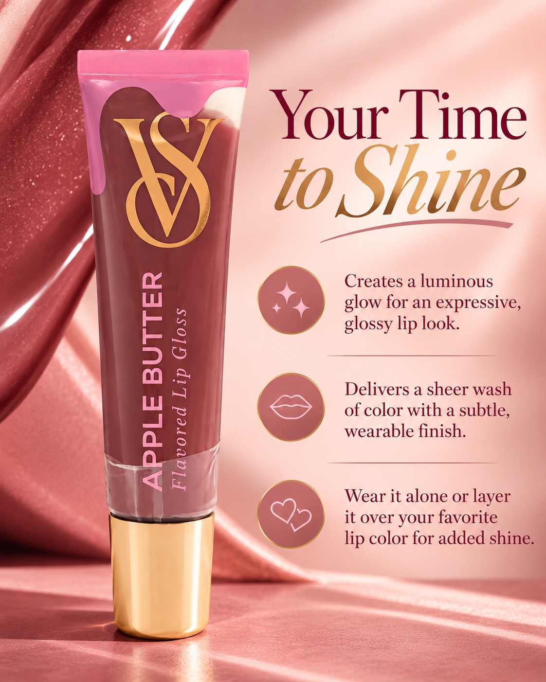Victoria’s Secret Apple Butter Flavor Gloss – 0.46 oz