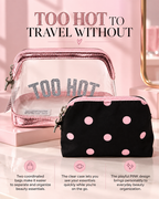 Victoria's Secret PINK Too Hot Makeup Bag Duo, 2-Piece