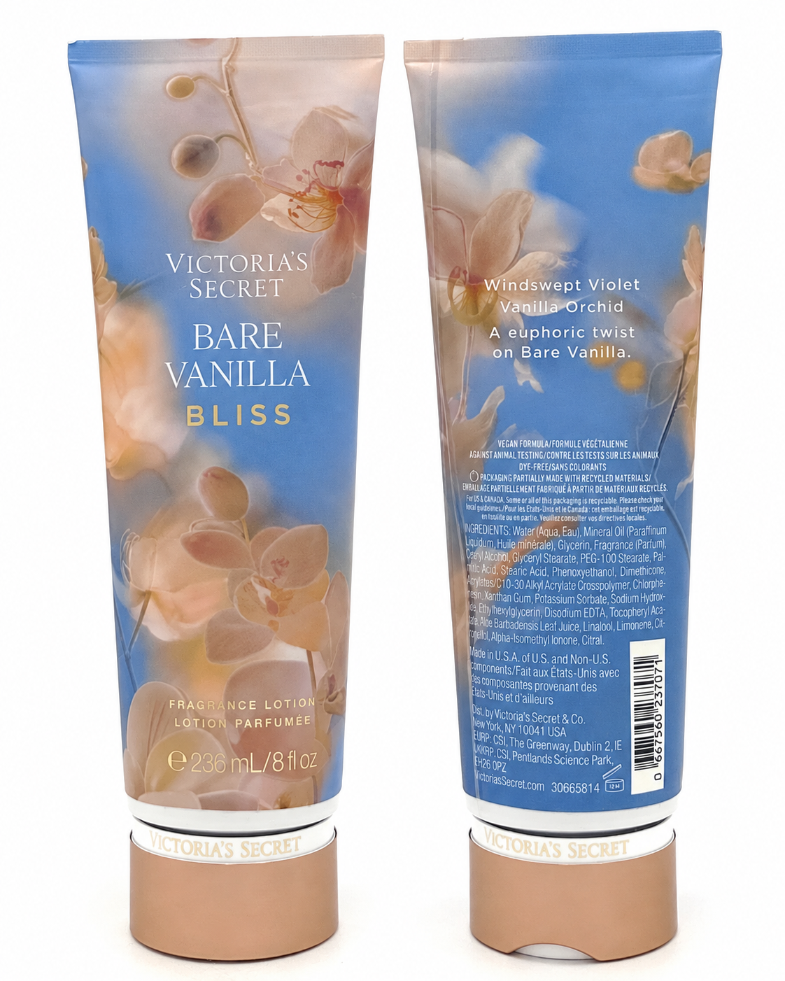 Victoria’s Secret Bare Vanilla Bliss Fragrance Lotion, 8 oz