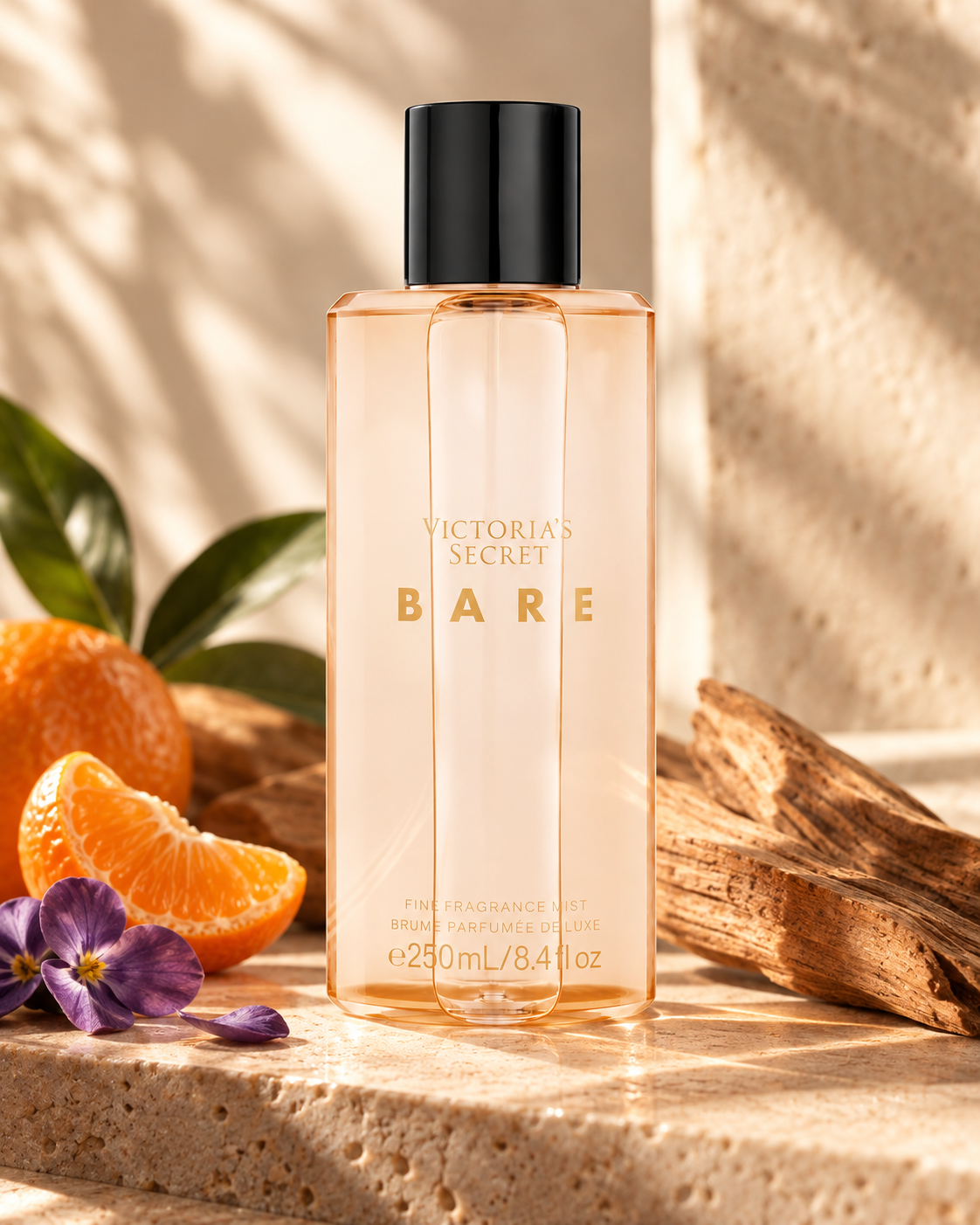 Victoria’s Secret Bare Fine Fragrance Mist – Woody Floral, 8.4 fl oz