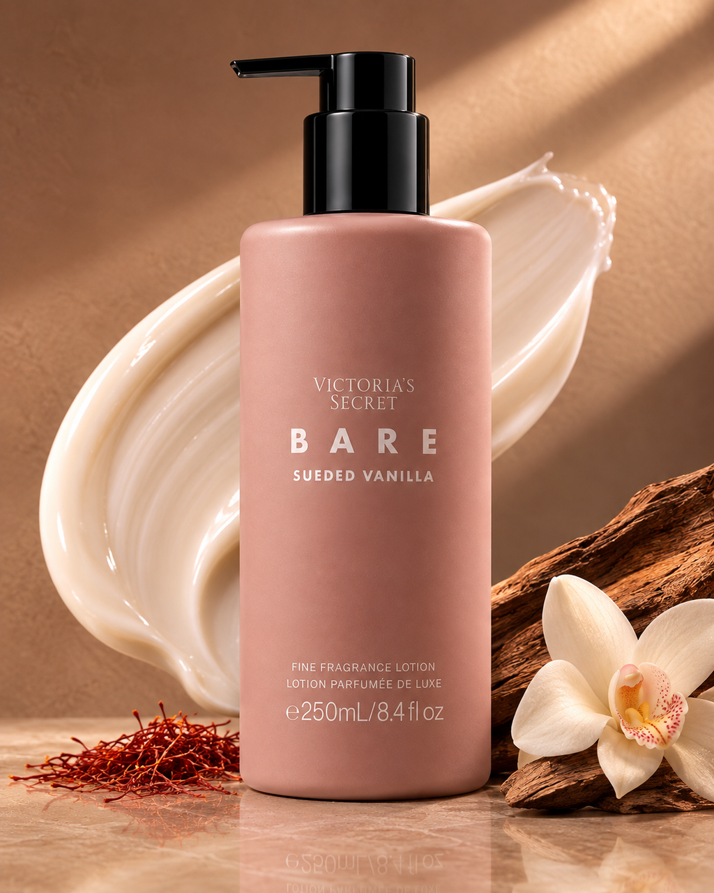 Victoria’s Secret Bare Sueded Vanilla Fine Fragrance Lotion, 8.4 fl oz