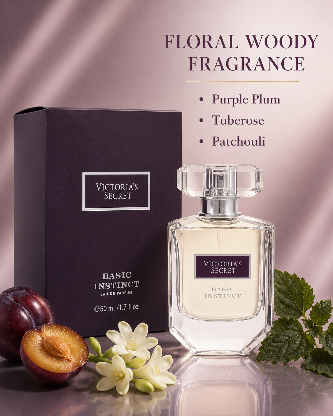 Victoria’s Secret Basic Instinct Eau de Parfum 1.7 oz (50 mL)