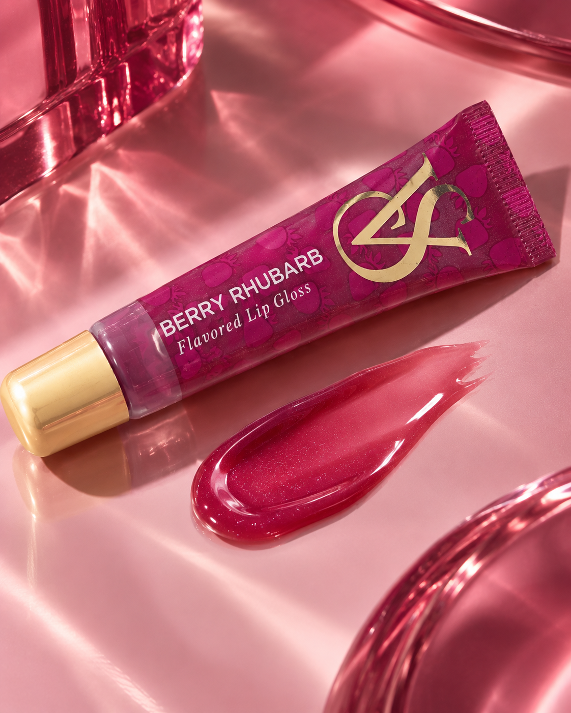 Victoria’s Secret Berry Rhubarb Flavored Lip Gloss, 0.46 oz