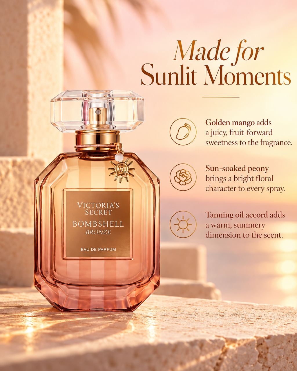 Victoria’s Secret Bombshell Bronze Eau de Parfum 1.7 oz