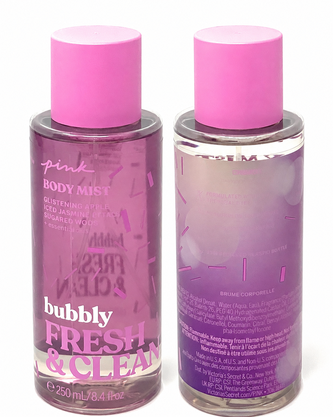 Victoria’s Secret PINK Bubbly Fresh & Clean Body Mist, 8.4 fl oz
