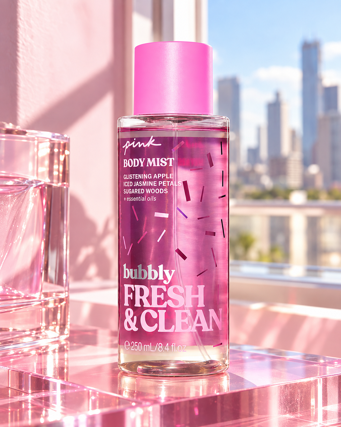 Victoria’s Secret PINK Bubbly Fresh & Clean Body Mist, 8.4 fl oz
