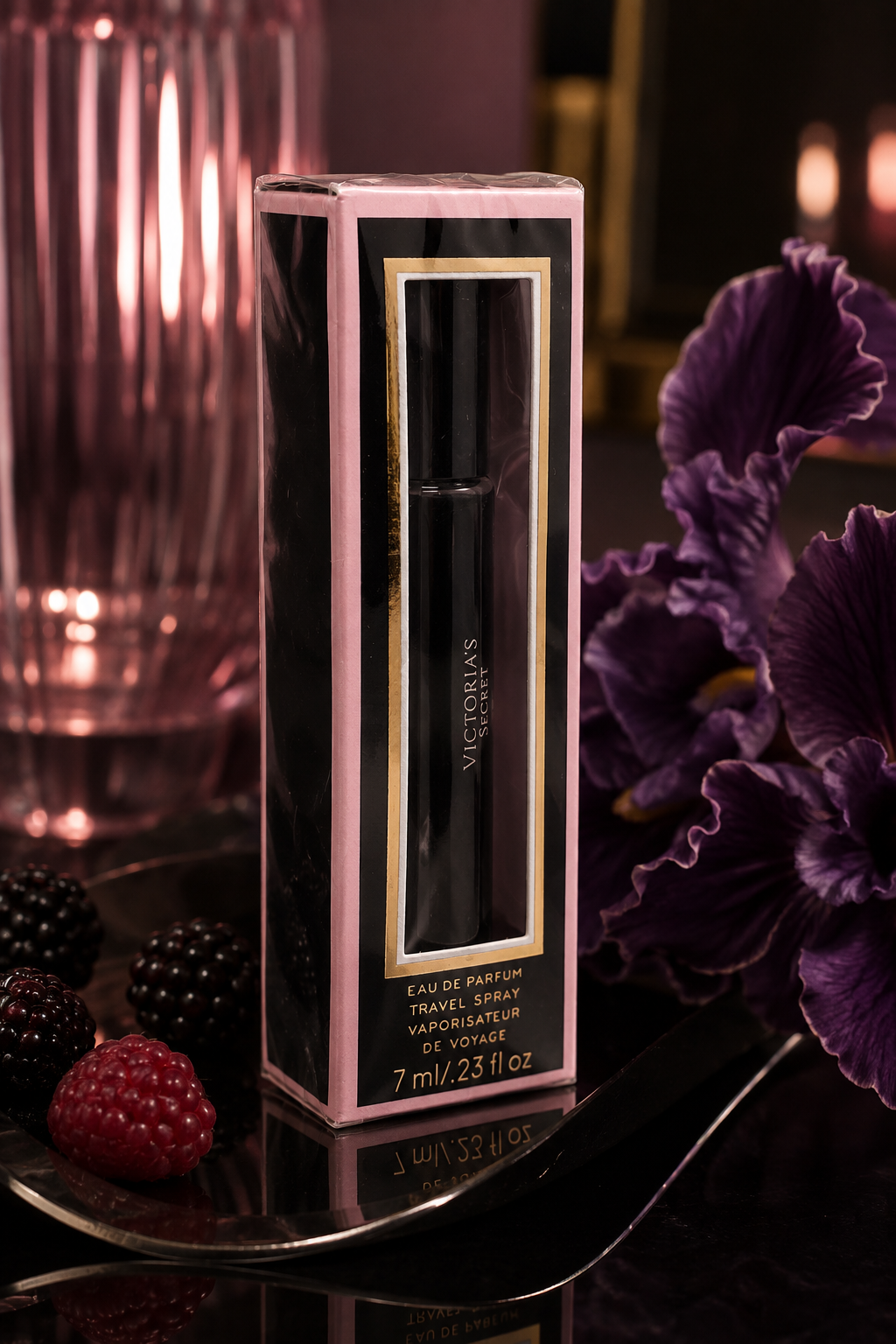 Victoria’s Secret Tease Candy Noir Eau de Parfum Travel Spray – 0.23 fl oz / 7 ml